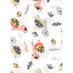 Mintás textil pelenka 1db-os - teknősök