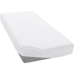 Baby Shop pamut,gumis lepedő 80*160 cm  - fehér 