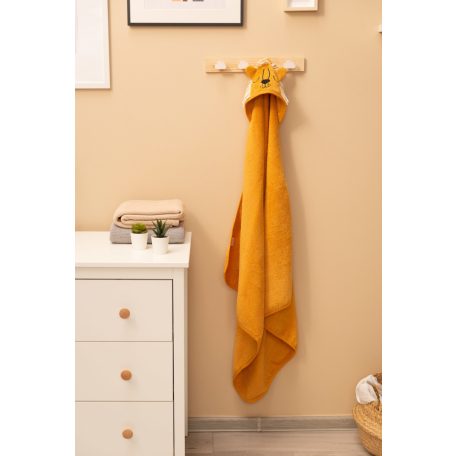 Sensillo kapucnis fürdőlepedő 90*90 cm - oroszlán 