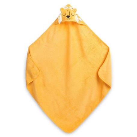 Sensillo kapucnis fürdőlepedő 90*90 cm - oroszlán 