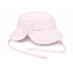 Minimanó Nyári lány kalap (38) - Rózsaszín Pillangós