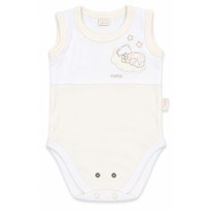   Trimex Ujjatlan dupla patentos baba body (62) - bézs/natúr holdon alvó maci