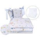 Baby Shop 5 részes babaágynemű - kék fóka