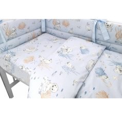 Baby Shop 5 részes babaágynemű - kék fóka