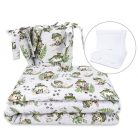 Baby Shop 5 részes babaágynemű - Természetes nyomozók szürke 