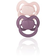   Baby-Nova szilikon fogszabályzós cumi 18+ hó 2db/csom. rozsaszin/lila