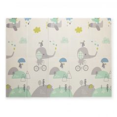   PETITE&MARS Összehajtható játszószőnyeg Campy Elephant&City