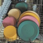 PETITE&MARS Szilikon tál tapadókoronggal TAKE&MATCH Misty Green 6m+