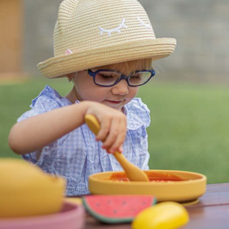 PETITE&MARS Szilikon tányér tapadókoronggal TAKE&MATCH Intense Ochre 6m+