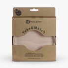 PETITE&MARS Szilikon tányér tapadókoronggal TAKE&MATCH Desert Sand 6m+