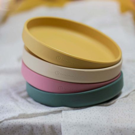 PETITE&MARS Szilikon tányér tapadókoronggal TAKE&MATCH Desert Sand 6m+