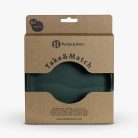 PETITE&MARS Szilikon tányér tapadókoronggal TAKE&MATCH Misty Green 6m+