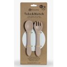 PETITE&MARS Szilikon evőeszközök TAKE&MATCH Desert Sand 6m+