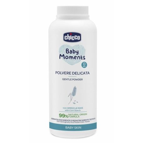 Chicco Baby Moments hintőpor - 130gr kukoricakeményítővel  0+