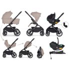 Petite&Mars Scout 4in1 babakocsi szett - Cappuccino Cream