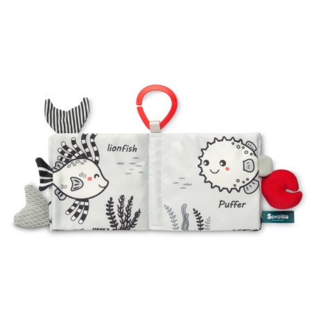 Sensillo érzékfejlesztő babakönyv - delfin 