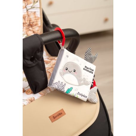 Sensillo érzékfejlesztő babakönyv - delfin 