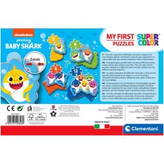 Clementoni Baby Shark  4 az 1-ben 3-6-9-12db-os puzzle