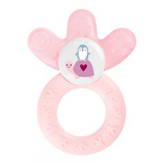   Mam 4+ fogzáshoz  vízzel töltött rágóka - rózsaszín teknős