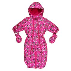Disney Minnie baba kapucnis overall kesztyűvel 104-110 pink