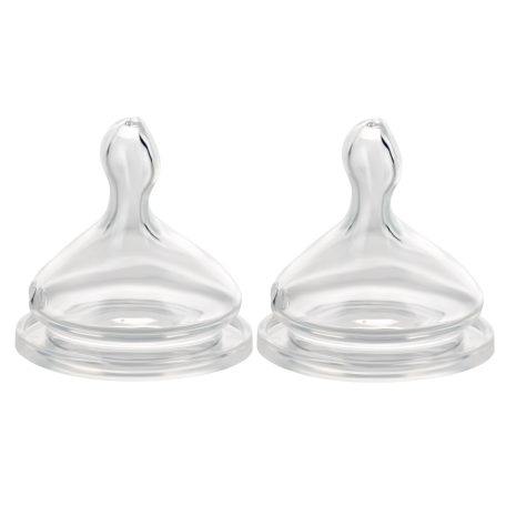 Baby-Nova Szilikon etetőcumi széles nyakú palackokhoz lassú 0-24 hó 2 db S