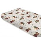 Baby Shop pamut,gumis lepedő 80*160 cm - Maci a holdon 