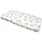 Baby Shop pamut,gumis lepedő 80*160 cm  - Zöld szafari