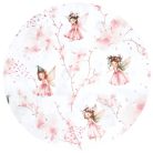 Baby Shop pamut,gumis lepedő 80*160 cm  - Varázsló tündér rózsaszín 