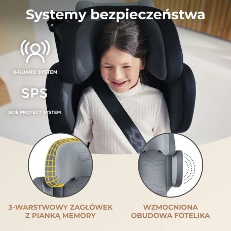 Kinderkraft XPAND 2 i-
Size Isofix gyermekülés - 100-150 cm - Rocket grey
