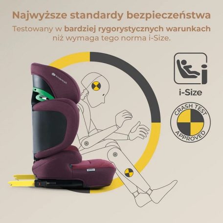Kinderkraft XPAND 2 i-
Size Isofix gyermekülés - 100-150 cm - Cherry Pearl 