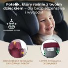 Kinderkraft XPAND 2 i-
Size Isofix gyermekülés - 100-150 cm - Cherry Pearl 