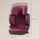 Kinderkraft XPAND 2 i-
Size Isofix gyermekülés - 100-150 cm - Cherry Pearl 