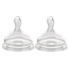   Baby-Nova Szilikon etetőcumi széles nyakú palackokhoz közepes 0-24 hó 2 db M