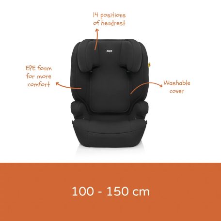 Zopa Beta i-Size
gyerekülés 100-150cm - Grey