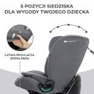 KINDERKRAFT ONETO3 i-Size Isofix Autósülés 76-150 cm - Cool Grey