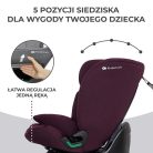 KINDERKRAFT ONETO3 i-Size Isofix Autósülés 76-150 cm - Cherry Pearl