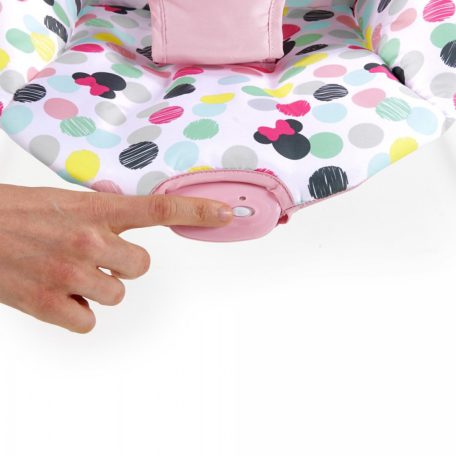 DISNEY BABY Rezgő pihenőszék Minnie Mouse Spotty Dotty 0hó+, 9 kg-ig