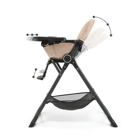 Kinderkraft Foldee multifunkciós etetőszék - Pink