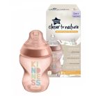 Tommee Tippee Closer To Nature cumisüveg 260ml színes 0+  Be Kind