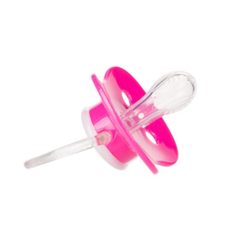 Canpol babies nyugtató szilikon cumi 6-18 hó+ pink bagoly