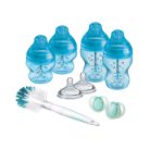 Tommee Tippee Advanced Anti-Colic újszülött cumisüveg szett 8 db-os - kék 