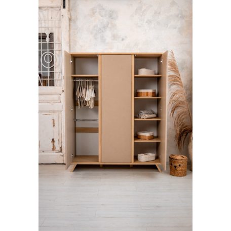 Faktum Sienna Cappuccino 3 osztású szekrény