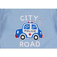 Hosszú ujjú baba body Rendőrautós mintával (62)