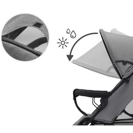 Kinderkraft TIK sport babakocsi - stone grey