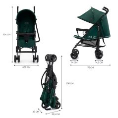 Kinderkraft TIK sport babakocsi - green forest