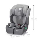 Kinderkraft COMFORT UP i-Size biztonsági autósülés  76-150cm - grey