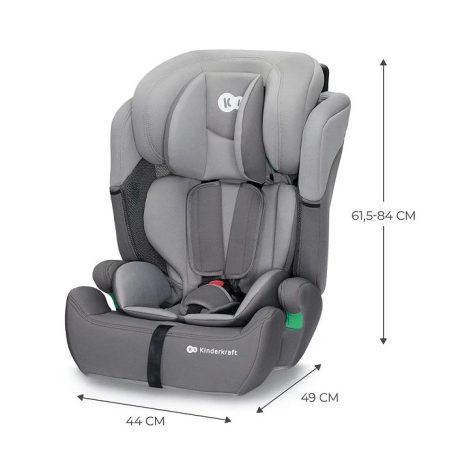 Kinderkraft COMFORT UP i-Size biztonsági autósülés  76-150cm - grey