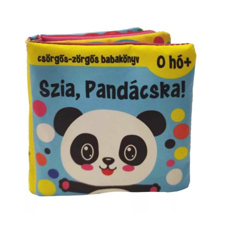 Csörgős-zörgős babakönyv: Szia, Pandácska! 0hó+