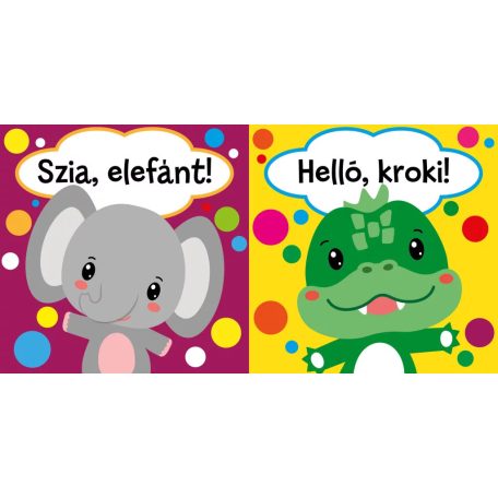 Csörgős-zörgős babakönyv: Szia, Pandácska! 0hó+