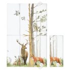 Pelenkázó alátét utazáshoz 50x80 cm - Basic Woodland